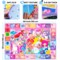 QUOKKA Playmats for Babies and Toddlers ABC Play Mat for Kids Baby Infants - Super Soft Plush Extra Thick (0.8cm) Large Alphabet Nursery Rug with Unicorn Princess - Padded Foldable Non-Slip Mat